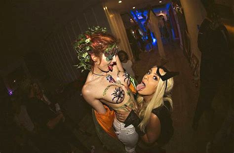 bella thorne and tana mongeau topless—flashing tits and enjoying bella s birthday party scandal