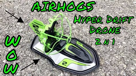 air hogs hyper drift drone review youtube