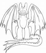 Coloring Dragon Train Pages Toothless sketch template