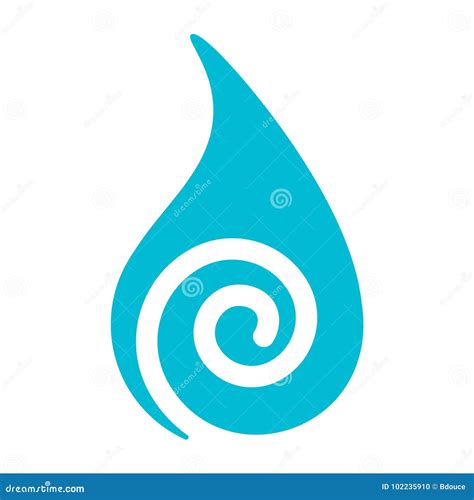 abstract water symbol stock vector illustration  vector