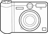 Camera Clipart Clip Outline Lineart Vector Cliparts Large Drawing Cameras Svg Coloring Graphic Transparent Colorare Da Pages Disegni sketch template