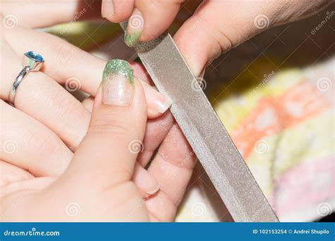 professional manicure   beauty salon stock photo image  beautiful fingernail