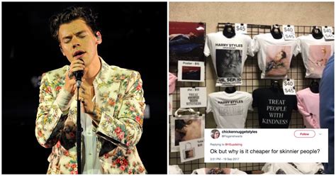 Harry Styles Tour Merch Costs More For Larger Sizes And People Aren T