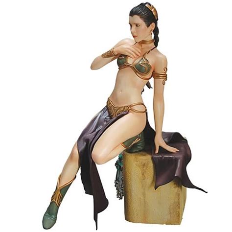 Slave Princess Leia Organa In A Hot Gold Metal Bikini