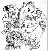 Coloring Pages Wild Animals Printable Animal Popular Kids sketch template
