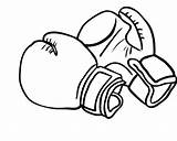 Gloves Boxing Coloring Glove Pages Clipart Drawings Clip Drawn Printable Drawing Color Colouring Kids Cartoon Cliparts Kidsdrawing Online Library Getcolorings sketch template