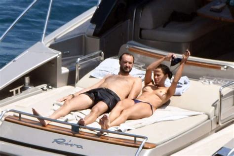 sophie marceau nude tits on the yacht in capri scandal planet