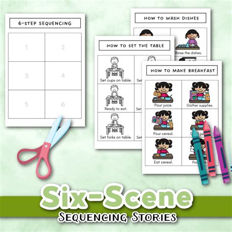 printable  scene sequencing cards