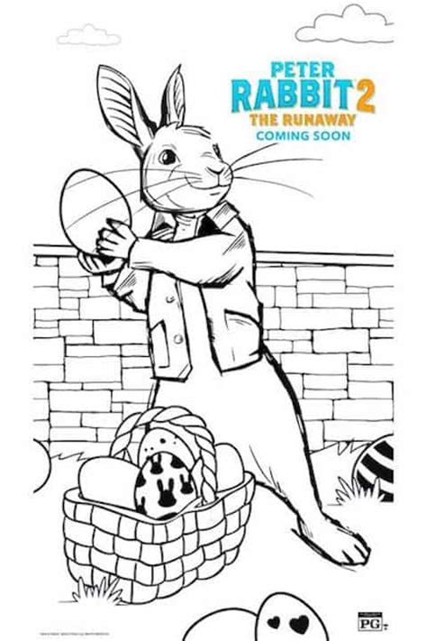 printable peter rabbit  coloring pages   tots