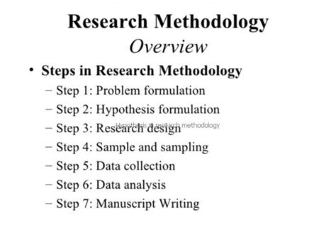 hypothesis  research methodology hypothesis manuscript writing
