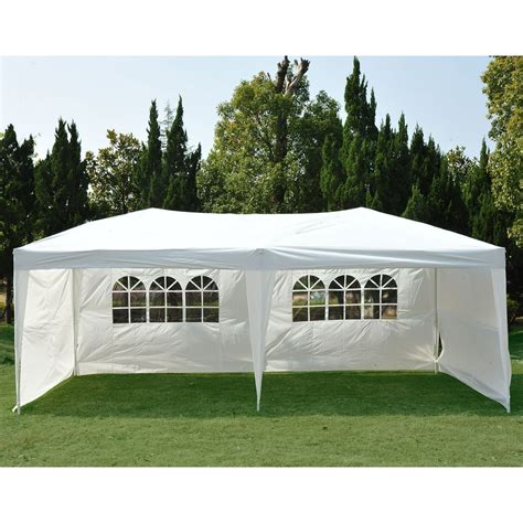clevr  wedding party canopy tent removable sidewalls  windows great  outdoors
