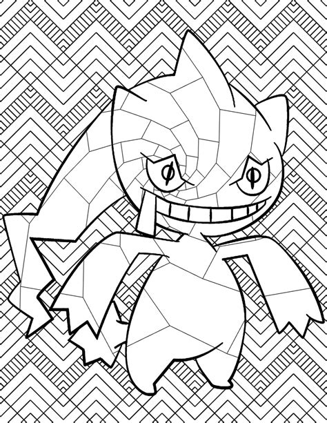 printable halloween pokemon coloring pages