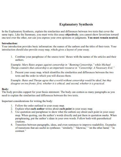 explanatory essay  examples format  examples