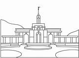 Lds Temples Templo Sud Templos Dibujos Bountiful Primaria Coloringpagebook Sketch Mormones Slc Holamormon3 Mt sketch template