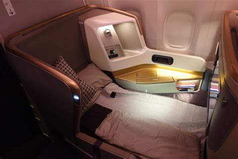review singapore airlines business class  er hong kong  san francisco  mile   time