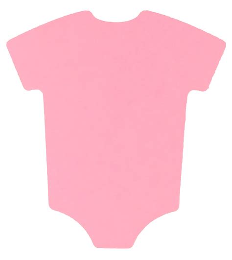 baby shower onesie baby pink   girl cardstock etsy
