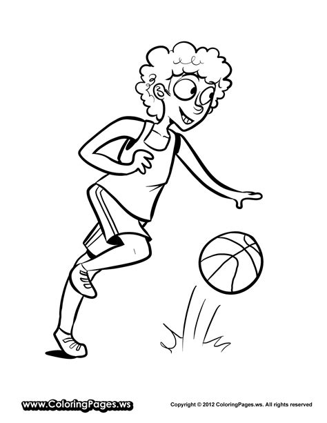 basketball coloring pages  kids fcp