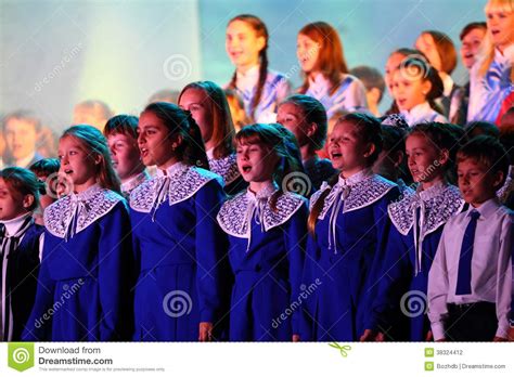 large group of happy teens sings together editorial photography image of performer casual