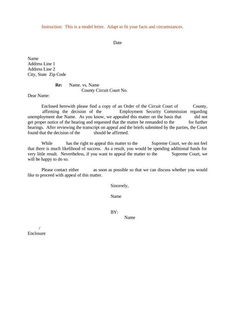letter unemployment  template pdffiller