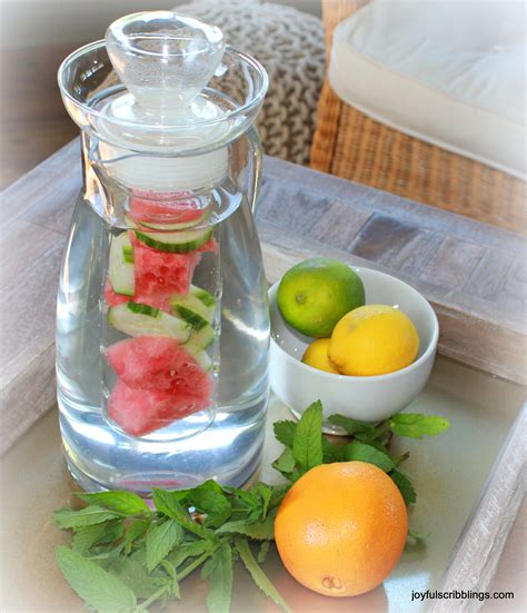 infused water recipes joyful scribblings