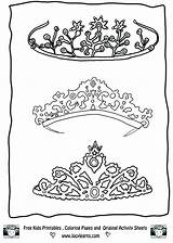 Coloring Getdrawings Lace Pages Tiara sketch template