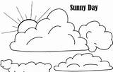 Sunny sketch template