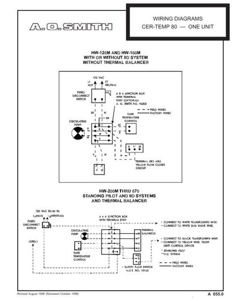 smith water heater wiring diagram