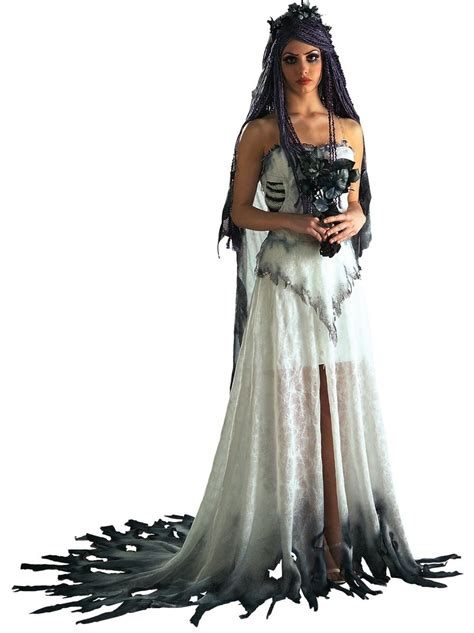 Deluxe Corpse Bride Costume Corpse Bride Costume Dead Bride Costume