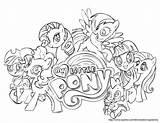Coloring Pony Little Pages Friendship Magic Printable Mlp Mark Cutie Crusaders Print Printables Eg Twilight Games Drawing Outline Friends Sparkle sketch template
