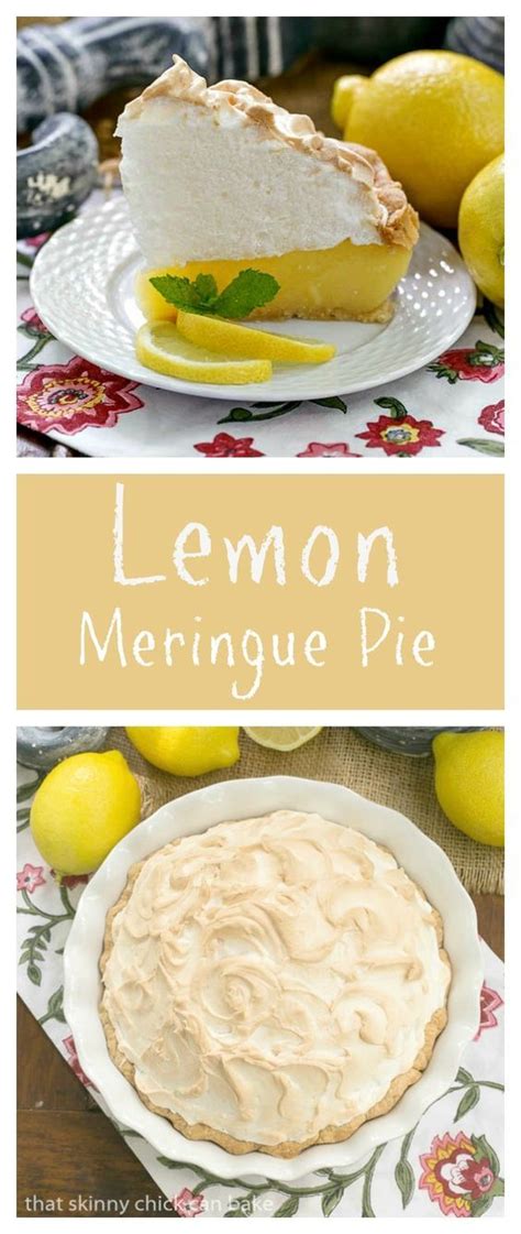 Lemon Meringue Pie Recipe Lemon Recipes Lemon