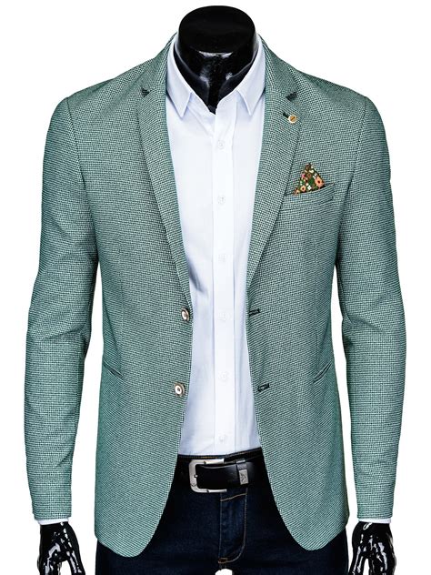 mens blazer jacket  green modone wholesale clothing  men