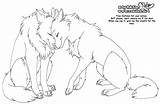 Outline Wolves Anime Drawing Coloring Wolf Pages Deviantart Rukifox Drawings Fighting Cute Fox Wolfs Beginners Sketches Fs71 Pre Th07 Imagixs sketch template