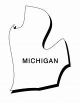 Michigan State Coloring sketch template