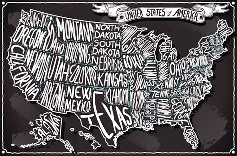 united states  america  vintage handwriting blackboard stock