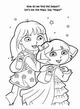 Dora Coloring Pages Christmas Explorer Princess Printable Print Dinokids Kids Books Brr Close Popular sketch template