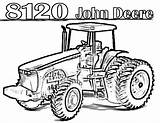 Coloring Tractor Pages Deere John Printable Kids Popular sketch template