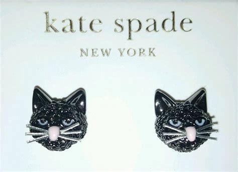 kate spade new york cat s meow out of the bag black cat