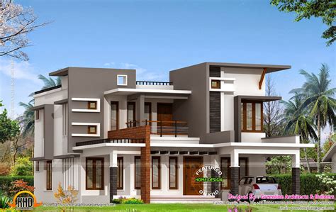 contemporary house with estimate cost ₹28 lakhs kerala