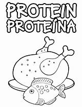 Protein Coloring Pages Sheet Color Getcolorings Printable Popular sketch template