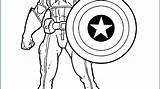Captain America Coloring Pages Shield Logo Printable Cartoon Getcolorings Getdrawings Colorings sketch template