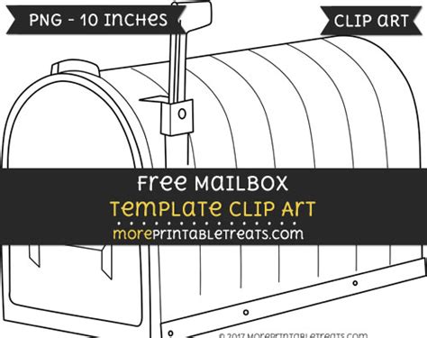mailbox template clipart