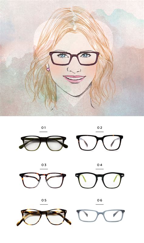 the most flattering glasses for your face shape heart face shape