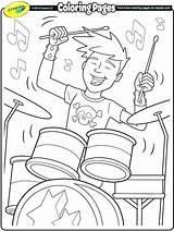 Coloring Pages Musical Adults Music Getcolorings Print sketch template