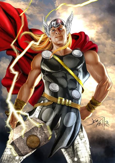 Thor By Joe Phillips Drawn Heros Pinterest Marvel