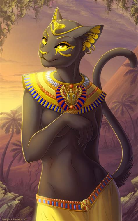 bast miriam by omegalioness on deviantart egyptian cat goddess furry