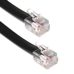 adsl cable  rj  rj high quality modem lead  broadband connections  metres black