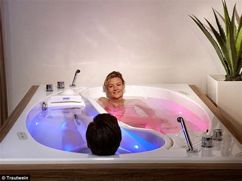 the £35 000 yin yang bathtub for couples who like their own space