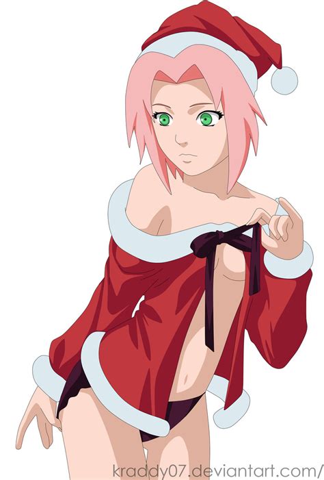 Sakura Haruno Sexy Santa Anime Y Personajes Sexys Fan