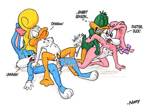 rule 34 2girls anthro babs bunny blonde hair blue eyes buster bunny