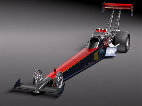 model top fuel dragster cgtrader